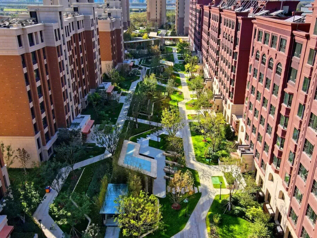 天津万科翡翠大道南区一期住宅景观-8