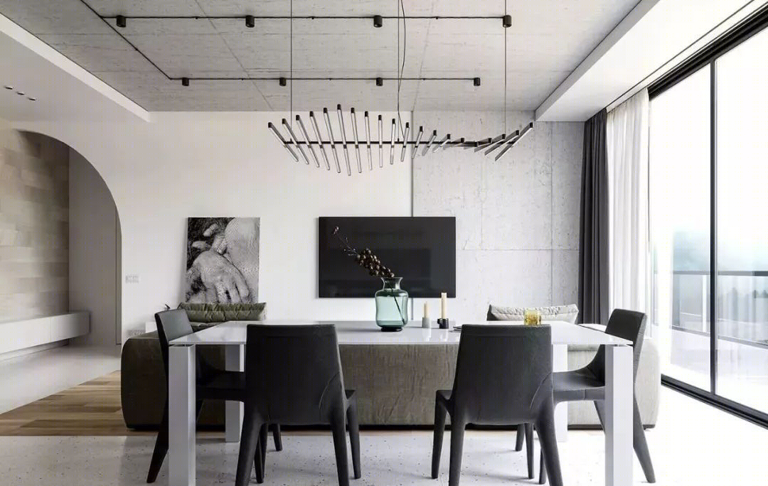 74·1m²现代灰调公寓-7