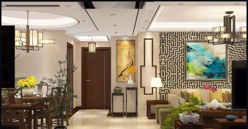 家·HOME  新中式婚房设计-11