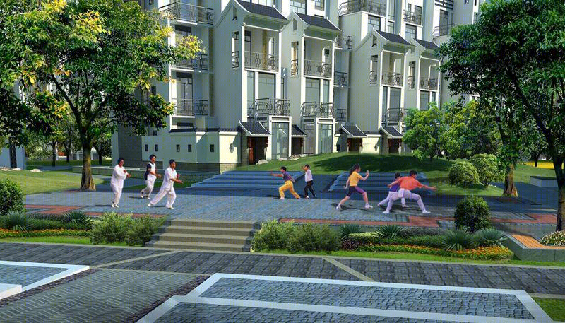 周磊丨小区景观丨辽中亿甲府景观设计-2