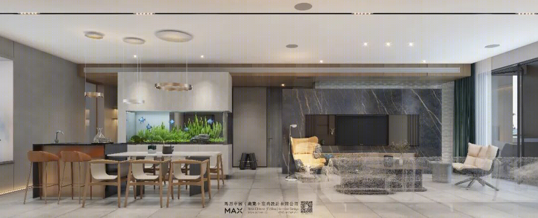 广东马思室内设计 | 219.71m²现代风，感受空间张力与大气-13
