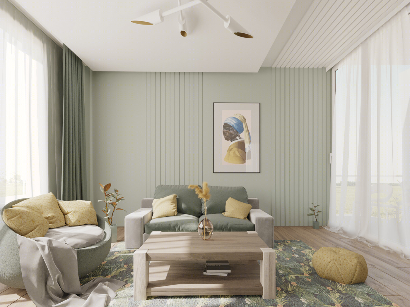 Anastasiya Gushchina丨平层丨Interior Design / calm tones-4