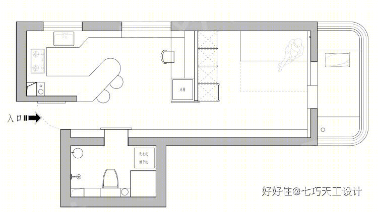 北京妈妈的34m²学区房改造丨中国北京-21