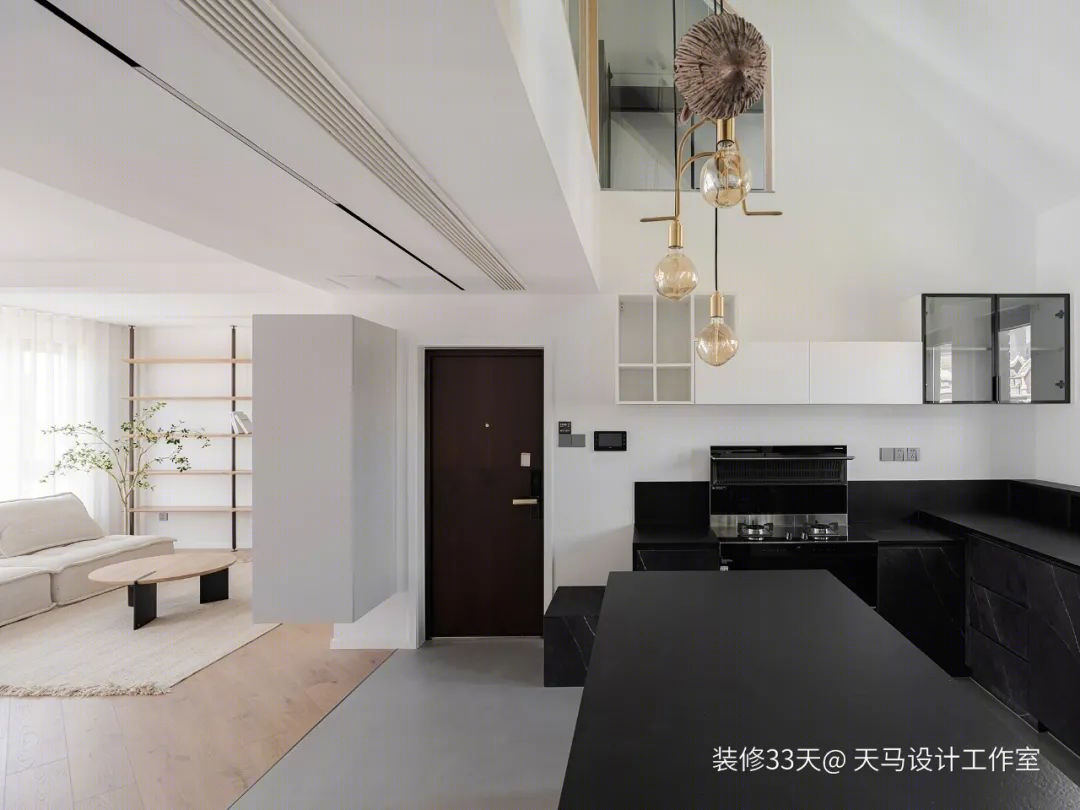 上海闵行区 150 平顶层复式设计丨中国上海丨天马设计工作室-11
