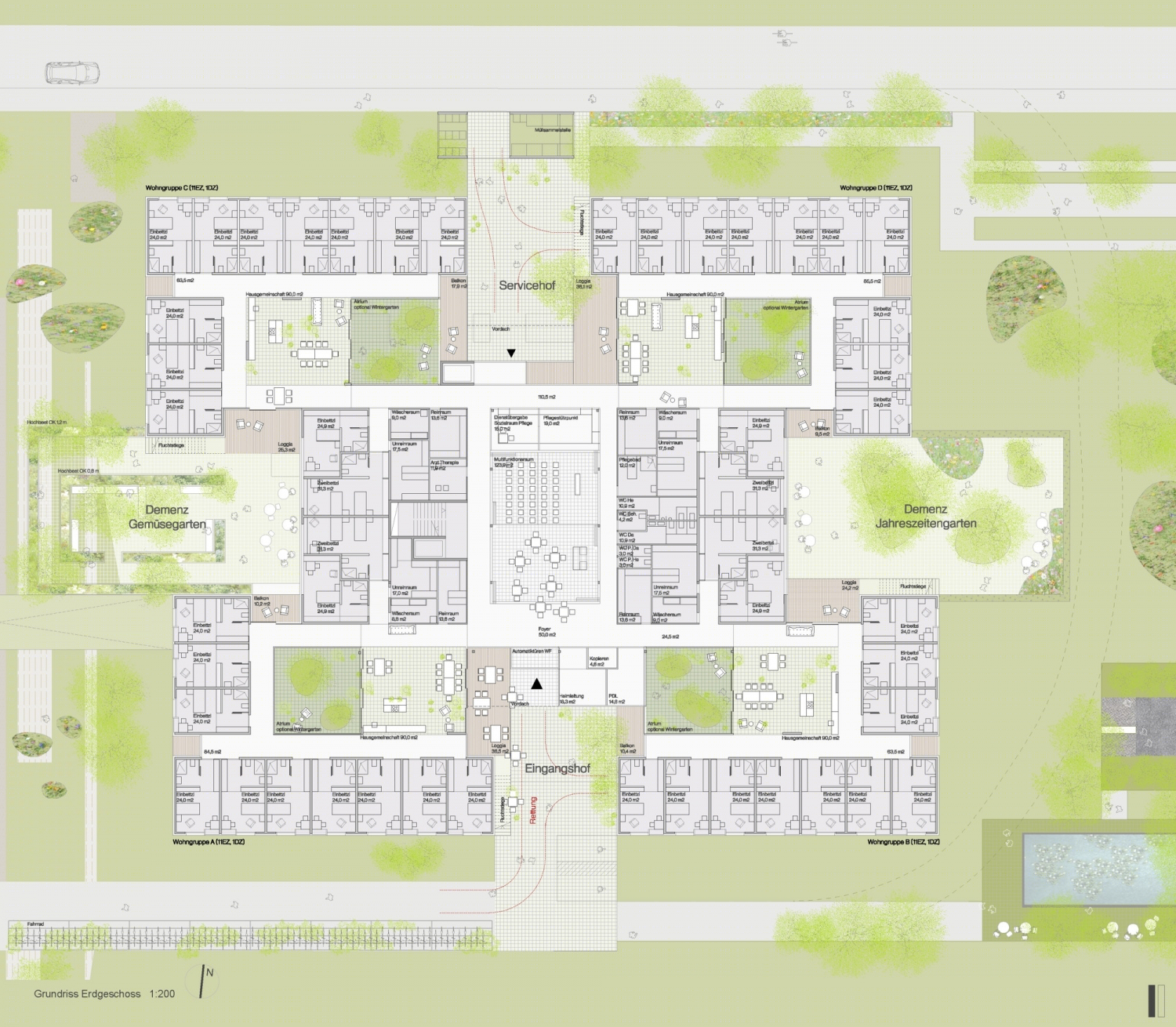 奥地利彼得罗塞格尔疗养院丨Dietger Wissounig Architekten-46