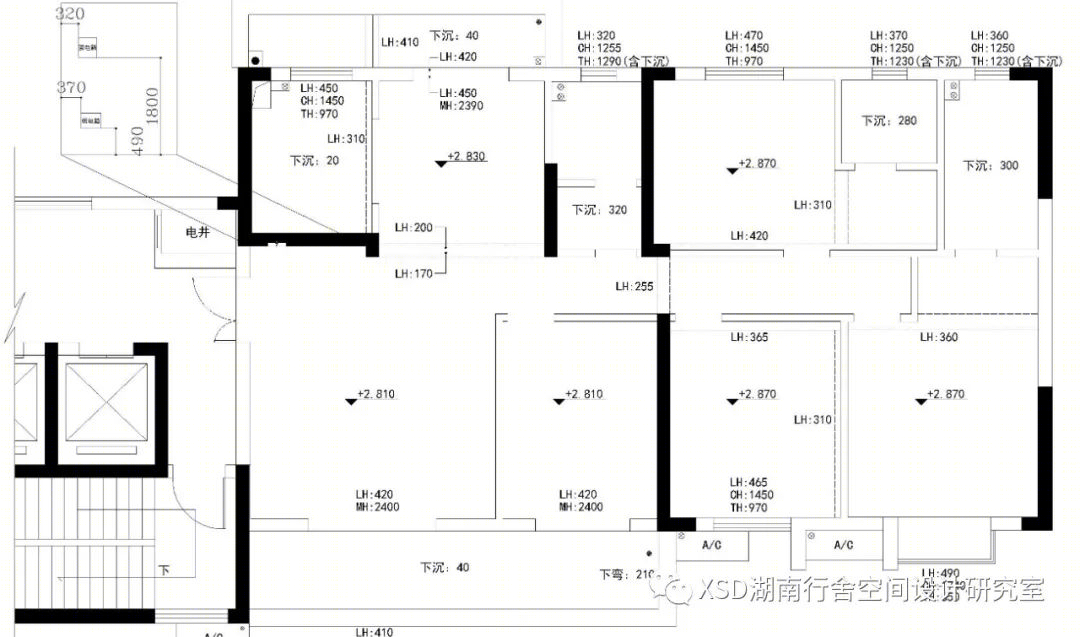 中建江湾壹号丨中国株洲丨湖南行舍空间设计研究室-15