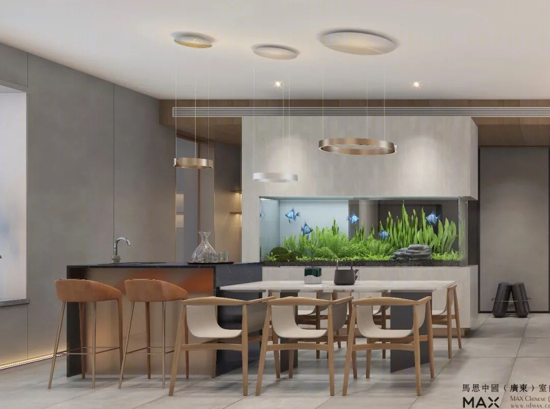 广东马思室内设计 | 219.71m²现代风,感受空间张力与大气-14