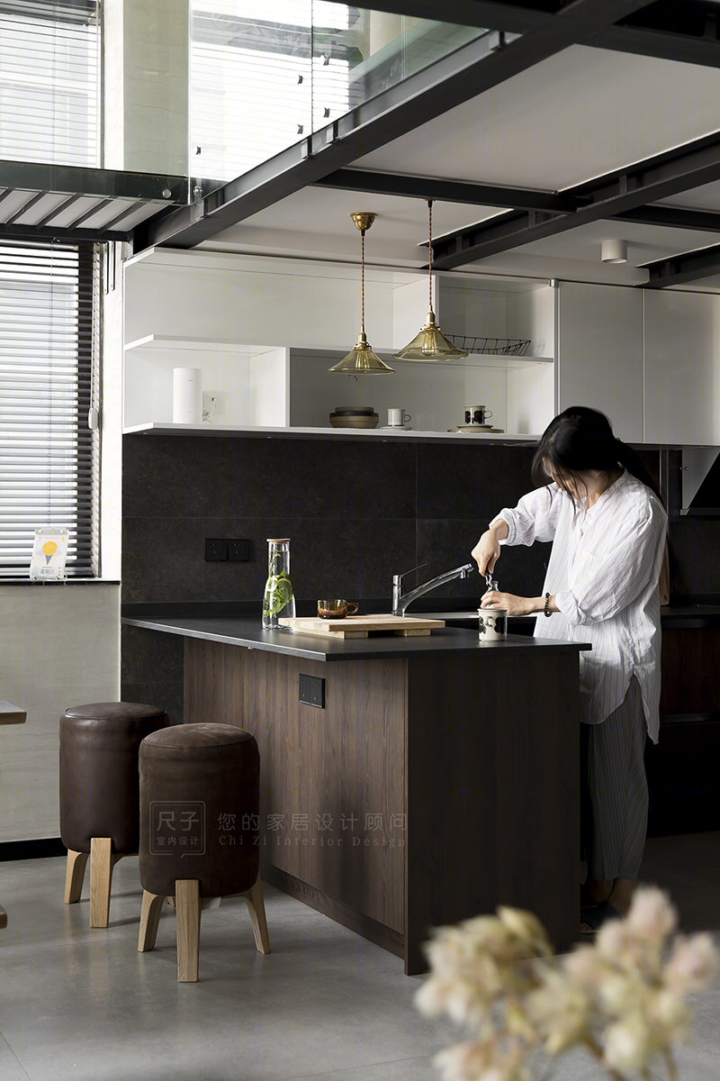深圳 89㎡工业风 Loft | 自然原始,光影交织-40