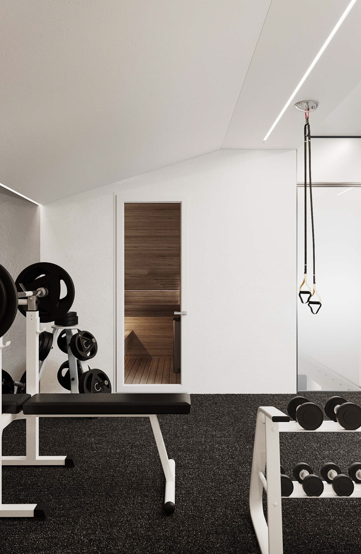 200㎡中性色系住宅设计 体验舒适精致的生活-27