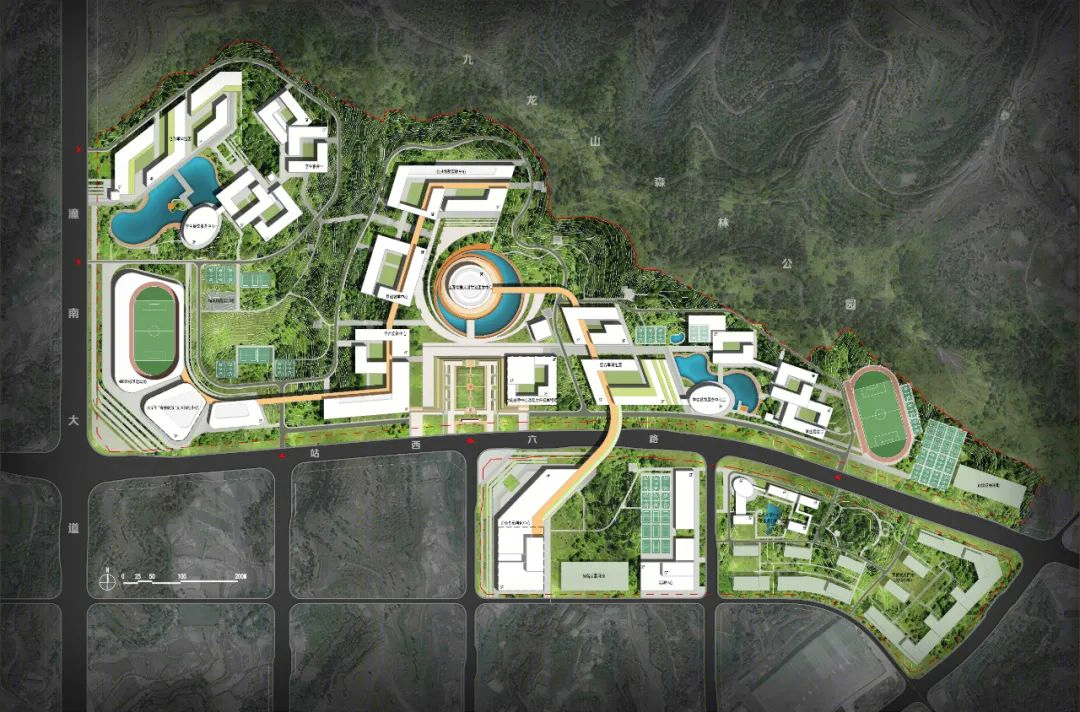 重庆电力高等专科学校总体规划设计丨中国重庆丨AATU,思朴（北京）国际城市规划设计有限公司-23