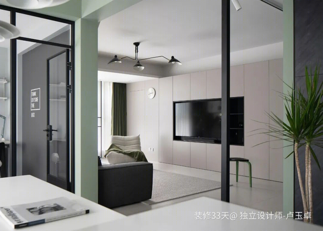 绿色清新实用四室住宅设计丨中国青岛丨独立设计师卢玉卓（青岛）-23