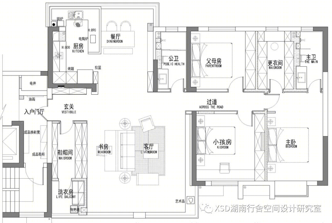 中建江湾壹号丨中国株洲丨湖南行舍空间设计研究室-16