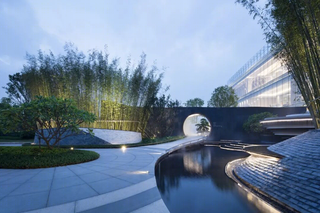 世茂滨江壹号 | 水墨画卷中的景观设计-27