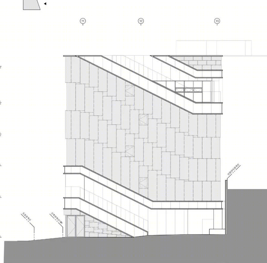 首尔梨泰院扭曲建筑 | 行人活动与城市景观的融合-27