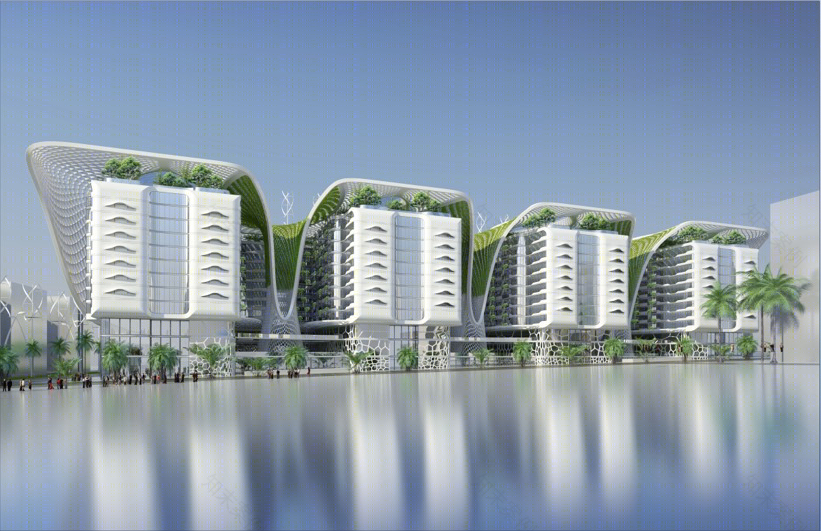 开罗可持续发展综合楼丨Vincent Callebaut Architectures-19