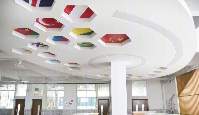 东莞市南城波利亚外国语学校中学部室内设计-14