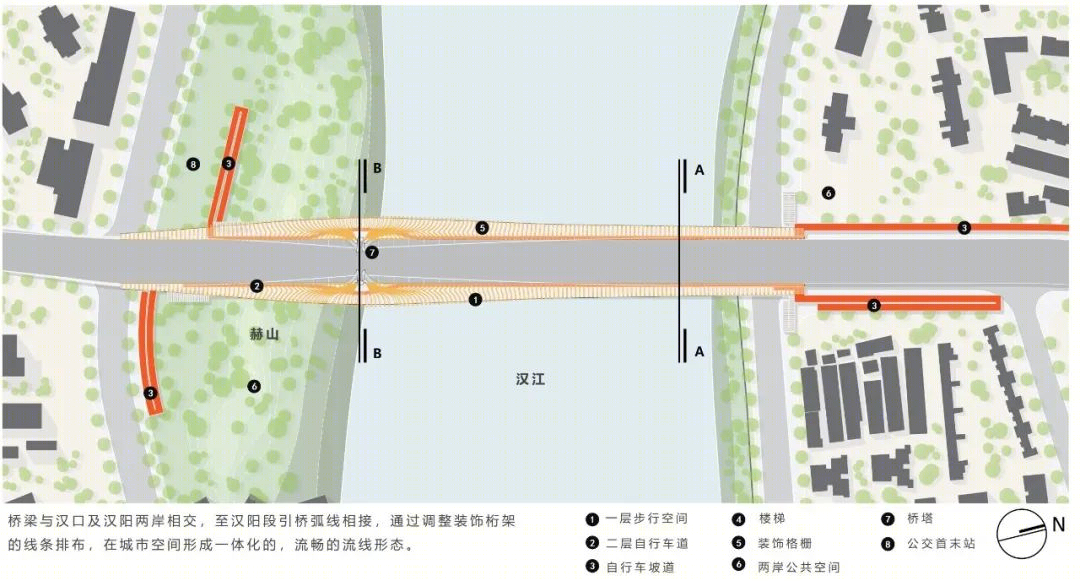 武汉江汉九桥及多福路慢行桥概念性方案设计征集项目丨中国武汉丨奥雅纳工程咨询(上海)有限公司-25