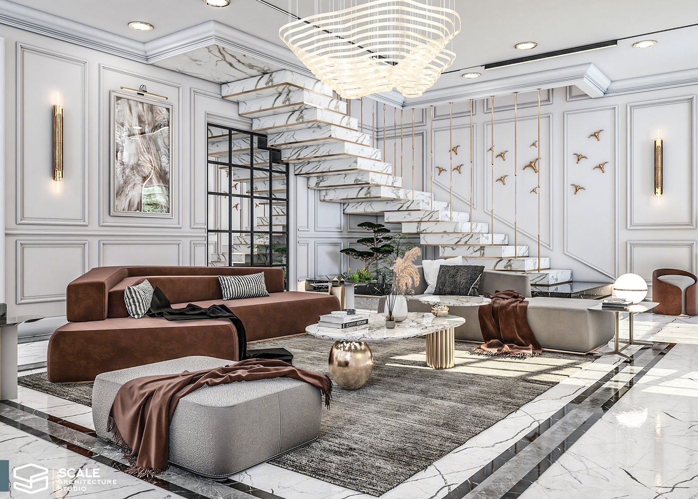 Anastasiya Gushchina丨别墅丨luxury villa design-5