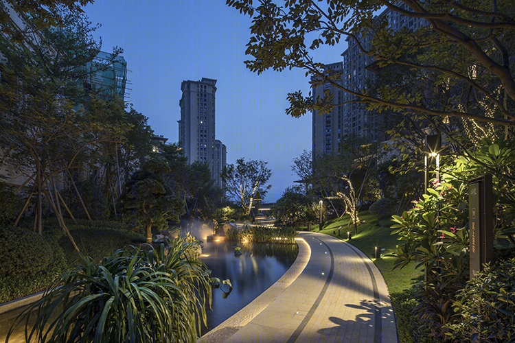 福州金辉溪溪里新中式住宅景观-20