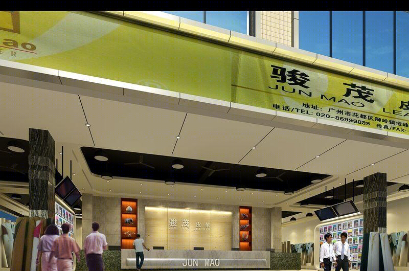 广州狮岭皮具门店设计-5
