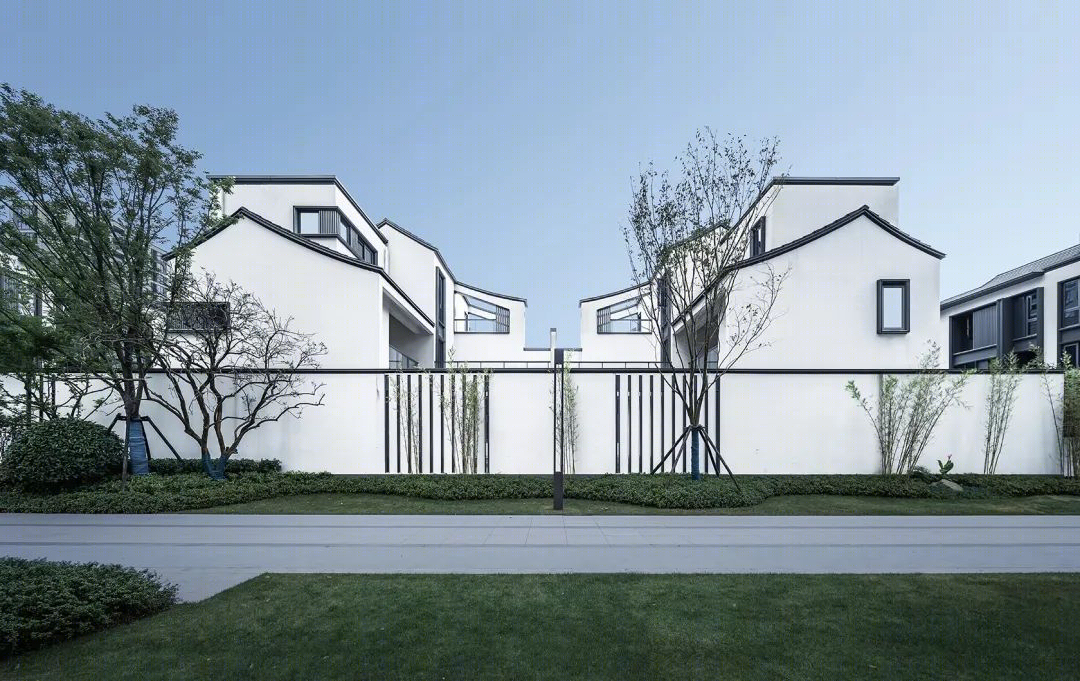 现代中式风格的海越府合院设计-48