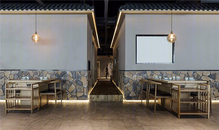 小南风村落餐厅空间-14