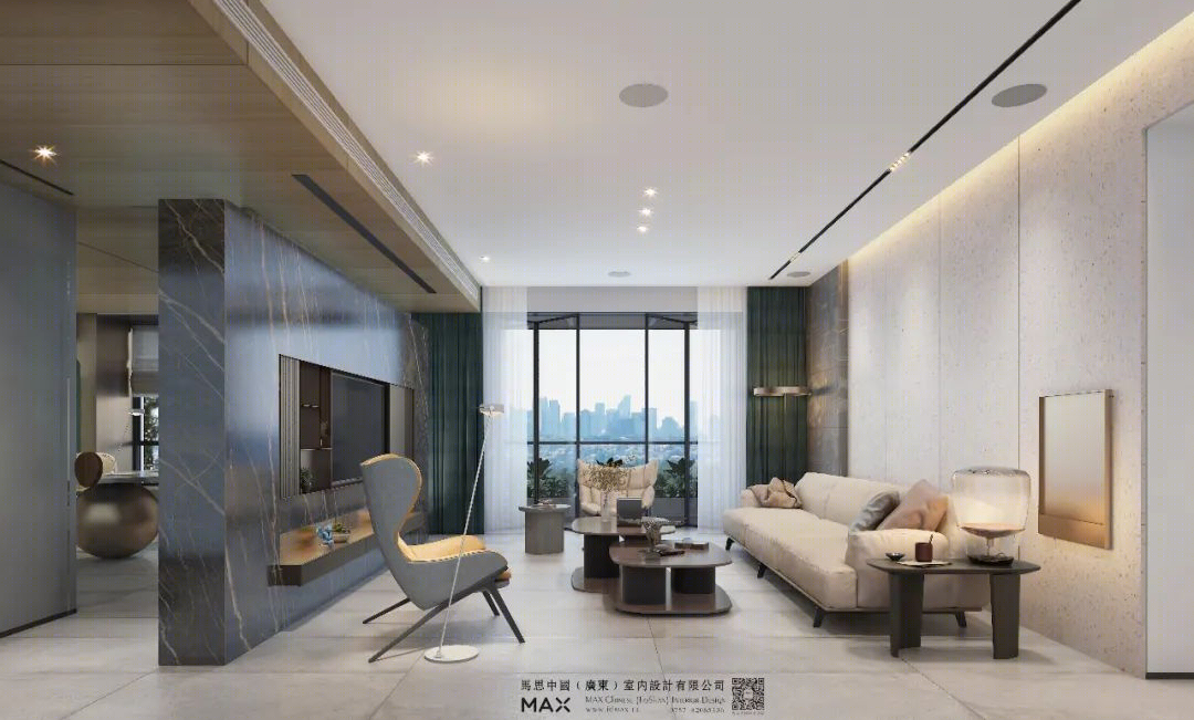 广东马思室内设计 | 219.71m²现代风，感受空间张力与大气-17