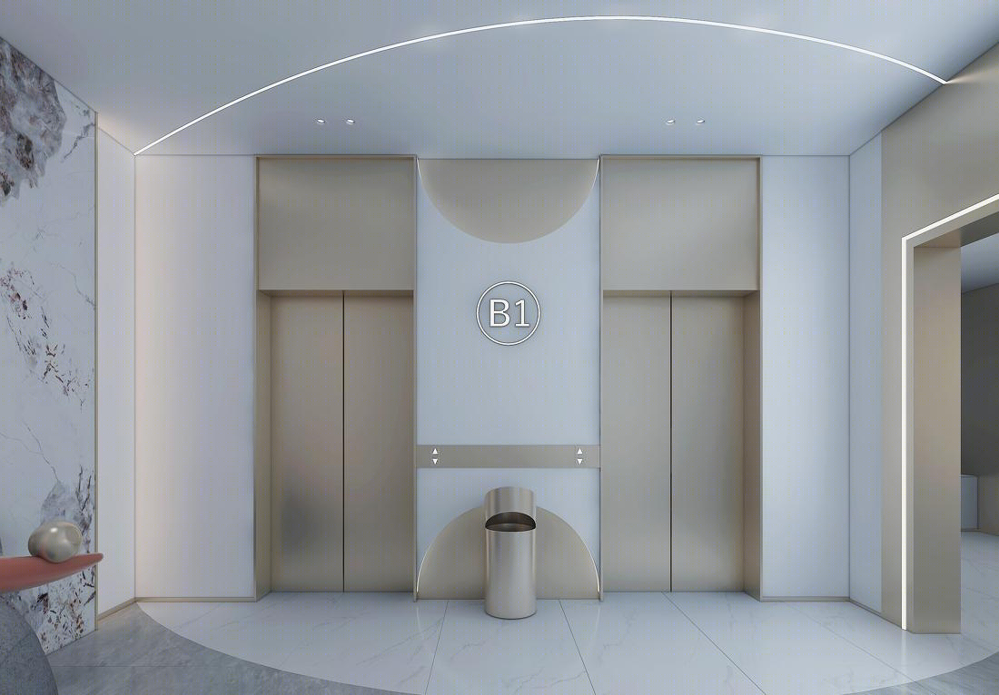 龙岩万宝家居博览中心地下室双电梯设计丨中国龙岩-3