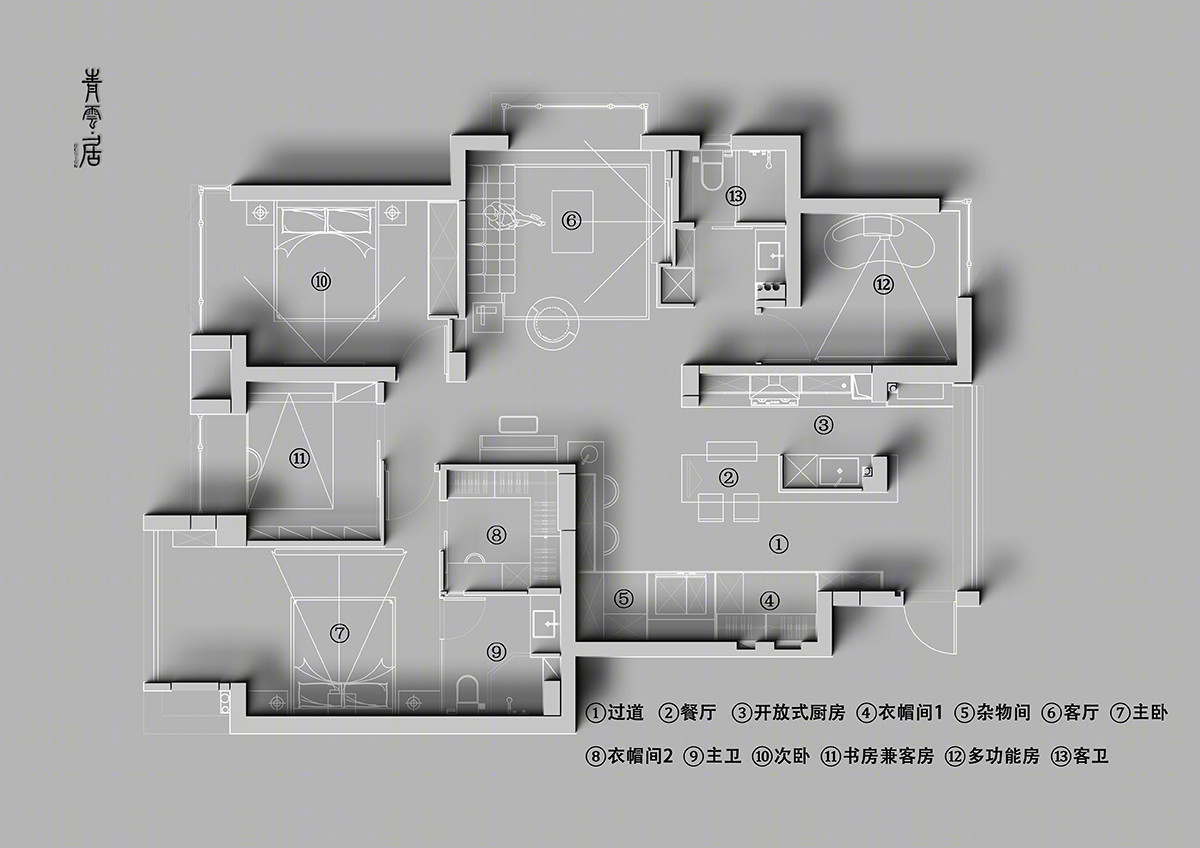 杭州古街温馨工业风设计丨中国杭州丨青云居设计-60