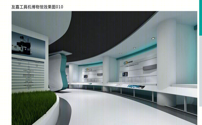 友嘉机床展示空间——动线划分灵活有序，虚实结合呈现内容-10