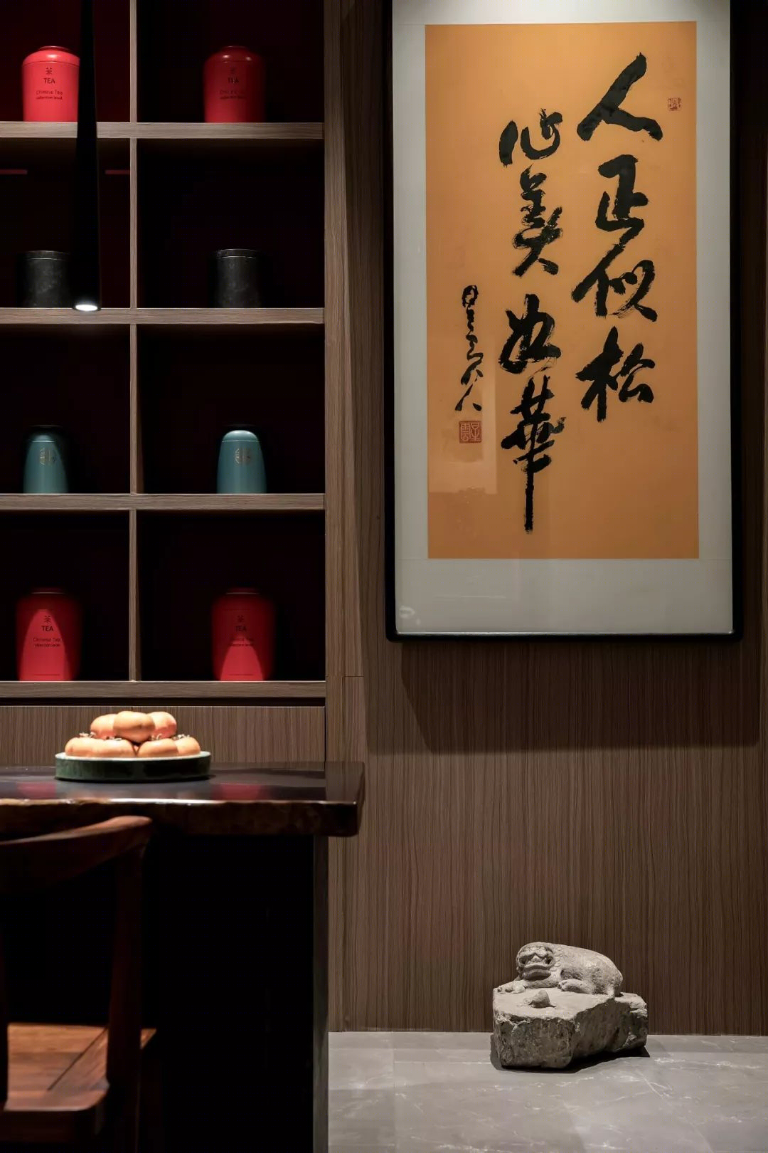 曦所 | 境与心的对话,墨香茶韵的中式空间-11
