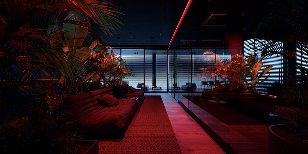 高级黑++自然绿家居空间设计丨Igor Sirotov Architects-0