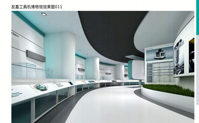 友嘉机床展示空间——动线划分灵活有序，虚实结合呈现内容-11