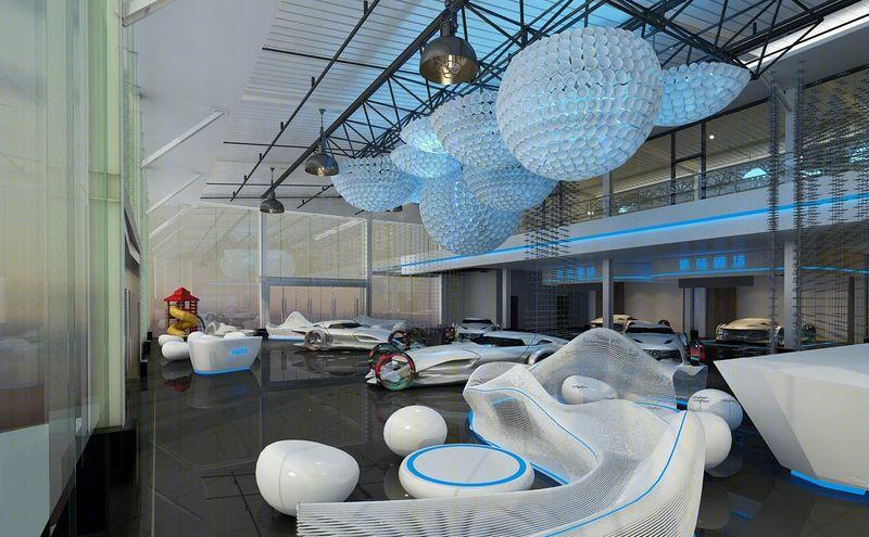 东风裕隆纳智捷沈阳华龙汽车展示空间项目-54
