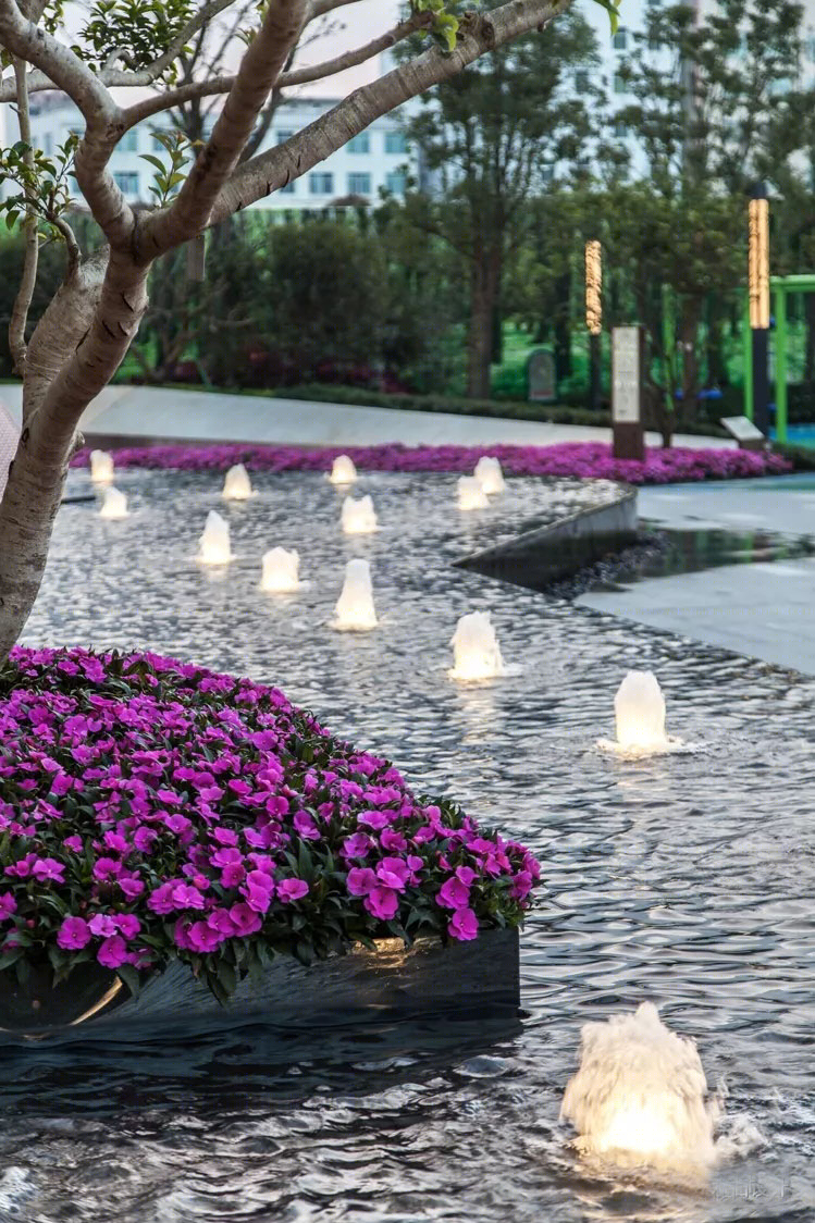 汕头雅居乐御賓府示范区景观——现代海浪绿岛风格-6