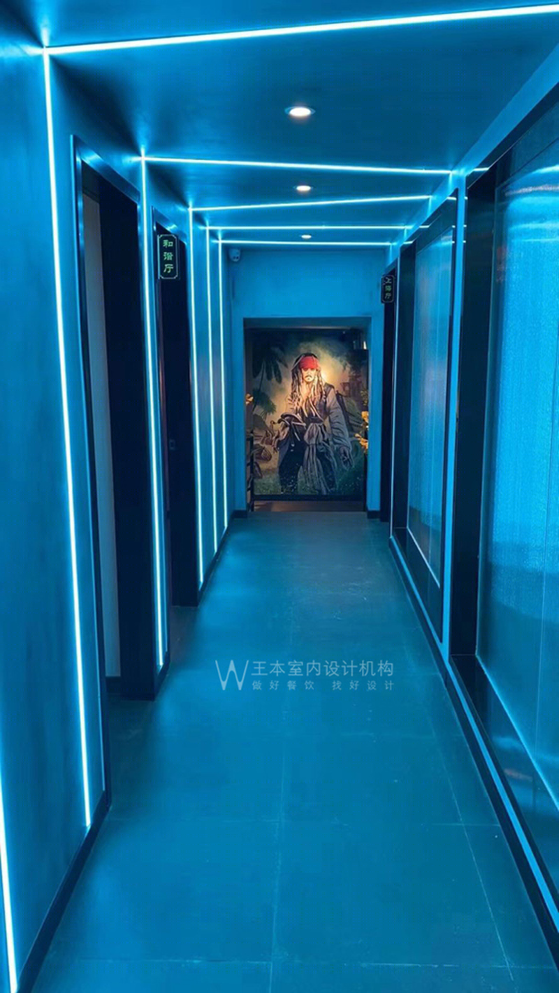 安徽庐江郭峰烧烤装修设计实景,音乐烧烤餐厅专业设计·王本设计作品-15