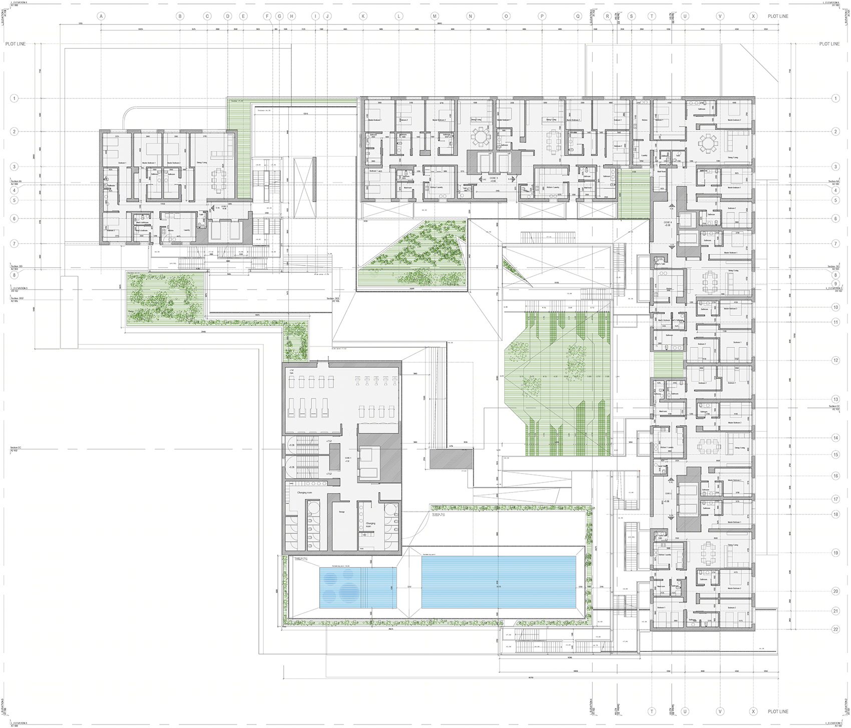 科威特 Wafra Living 住宅丨AGi architects-43