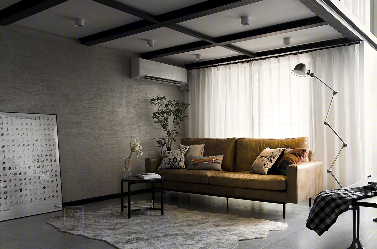 深圳 89㎡工业风 Loft | 自然原始，光影交织-47