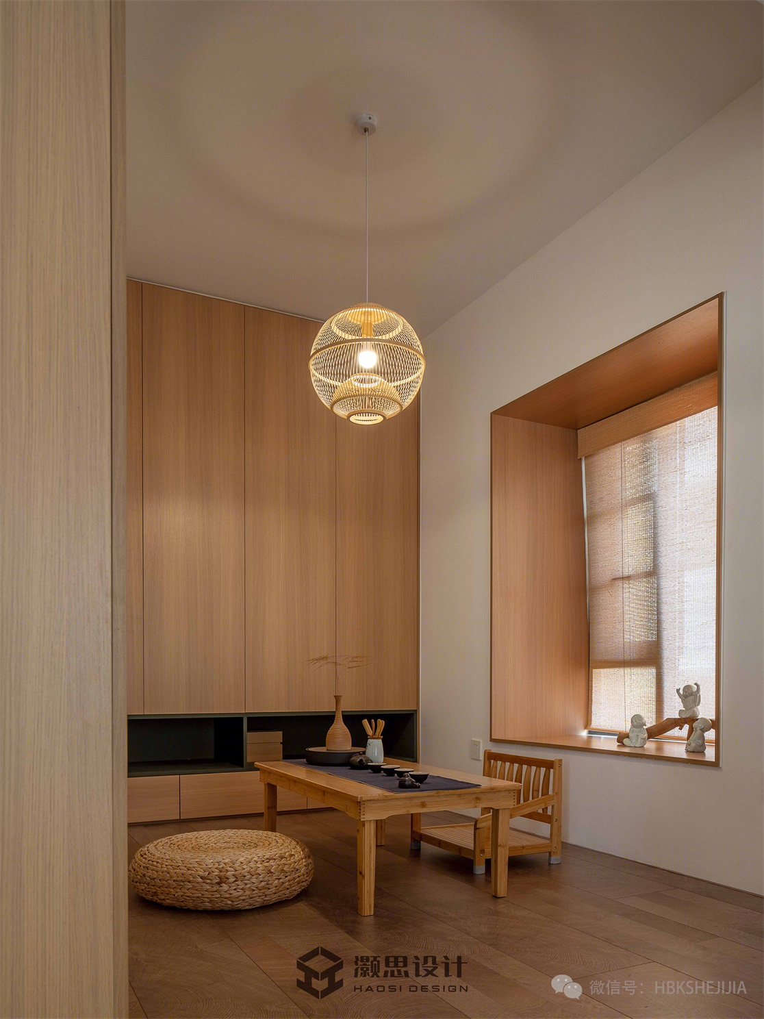 80m2 原木禅意居住空间丨中国广州丨H·BK Space Design-19
