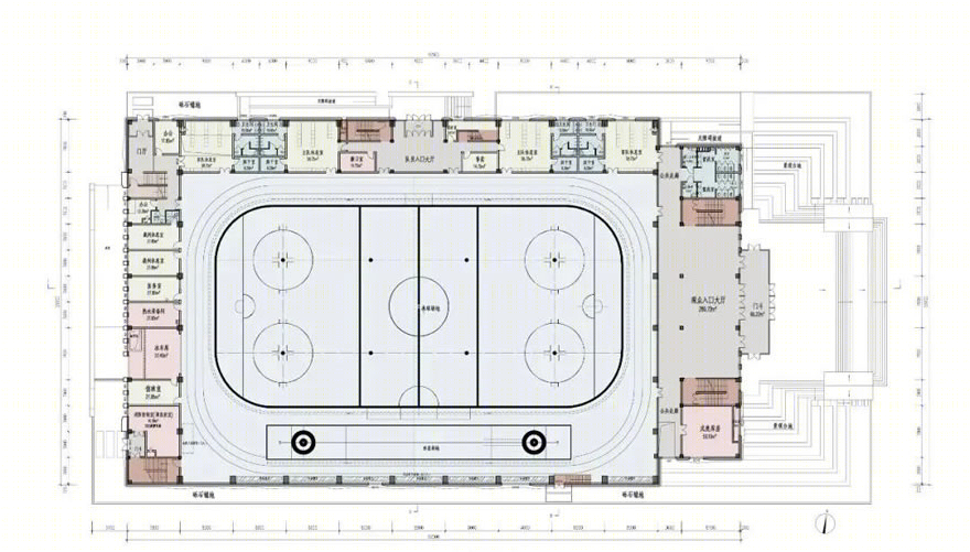 黑龙江北安冰球馆丨中国黑龙江丨方舟设计团队-55