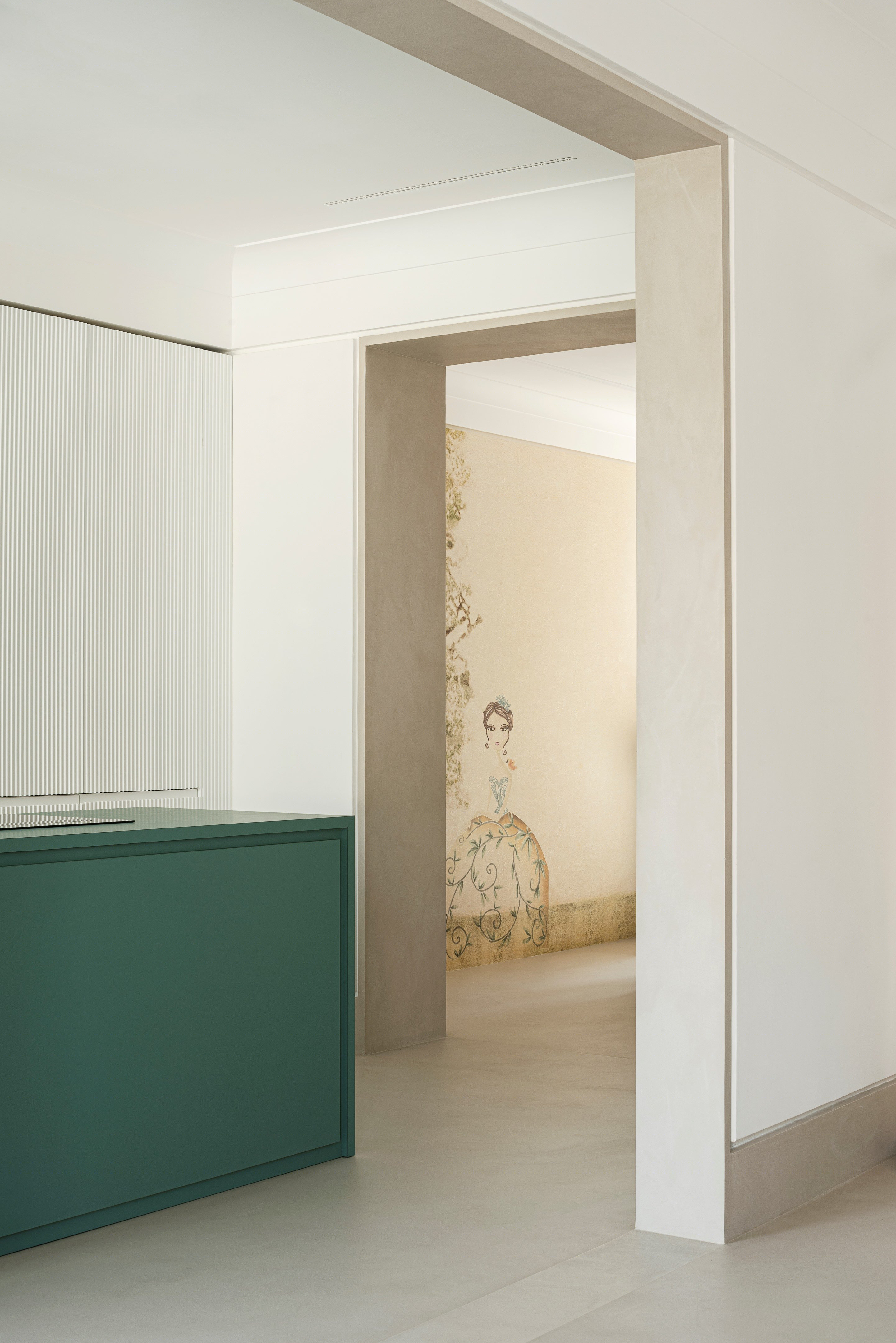 Bomori Architetti 设计的罗马平层公寓——视觉连接和现代风格-6