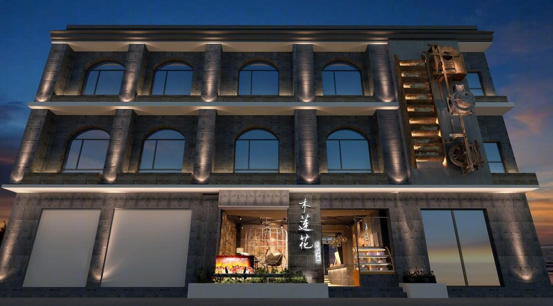 大理双廊木莲花洱海度假酒店——湖景餐厅与卧室设计-0