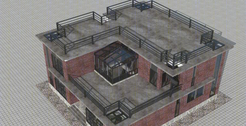 狮子座建房设计,工业风-7