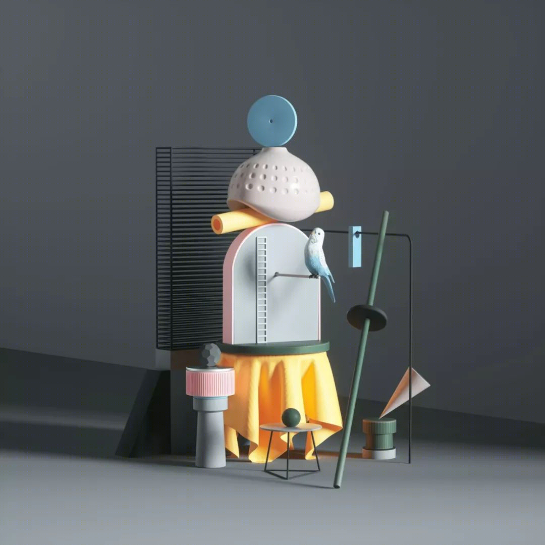 梦幻色彩的 3D 艺术盛宴-114