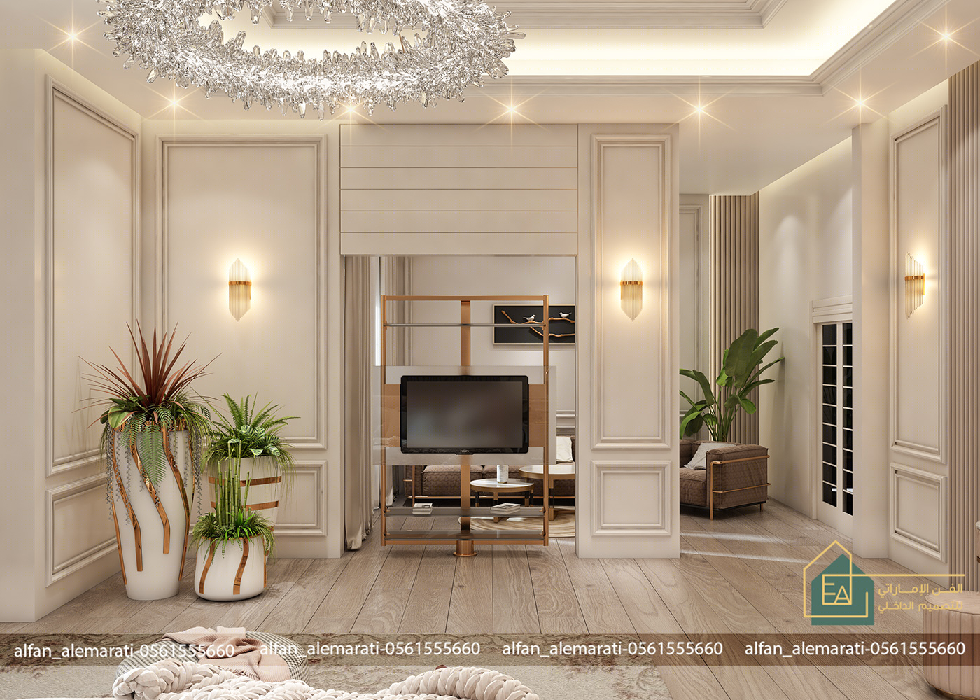 Anastasiya Gushchina丨平层丨NEW CLASSIC LUXURY BEDROOM-4