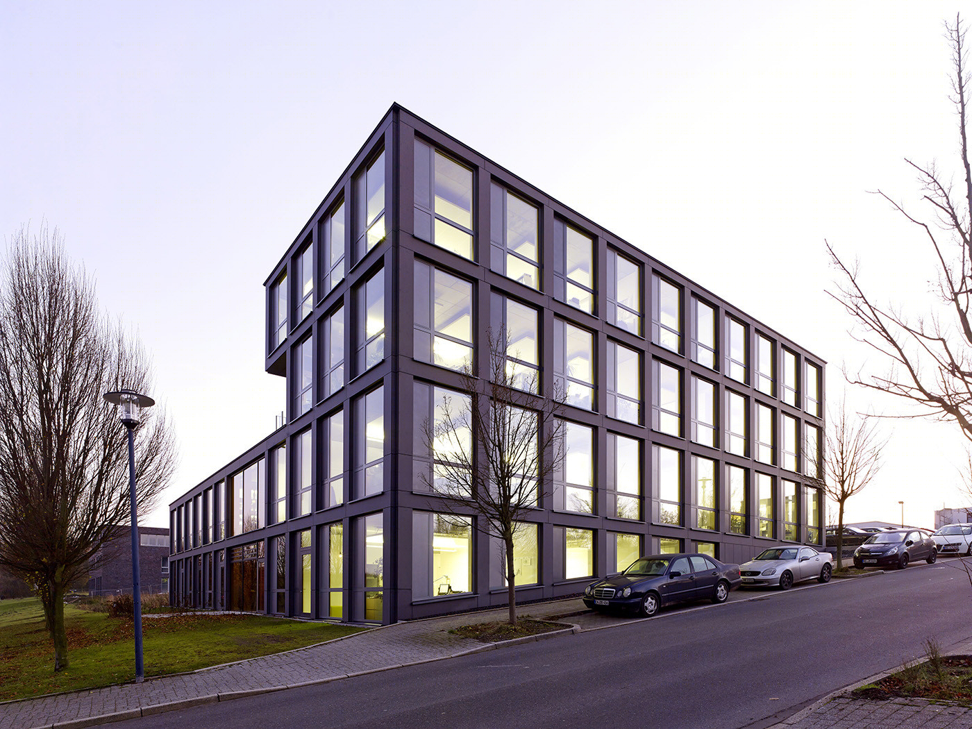 德国波鸿市蓝色办公楼丨SSP SchürmannSpannel-7