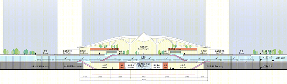 湛江中心站枢纽站城一体项目丨中国湛江丨Aedas,深圳市城市交通规划设计研究中心-43