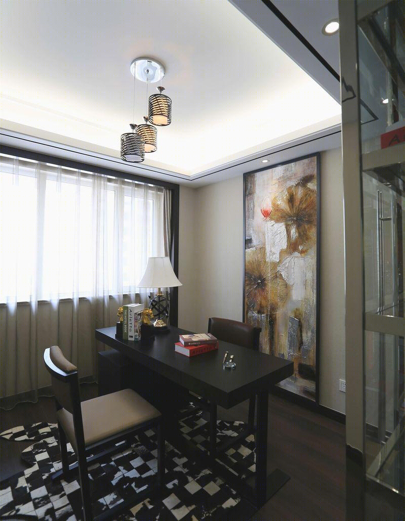 肖龙丨青州龙苑港式样板间-14