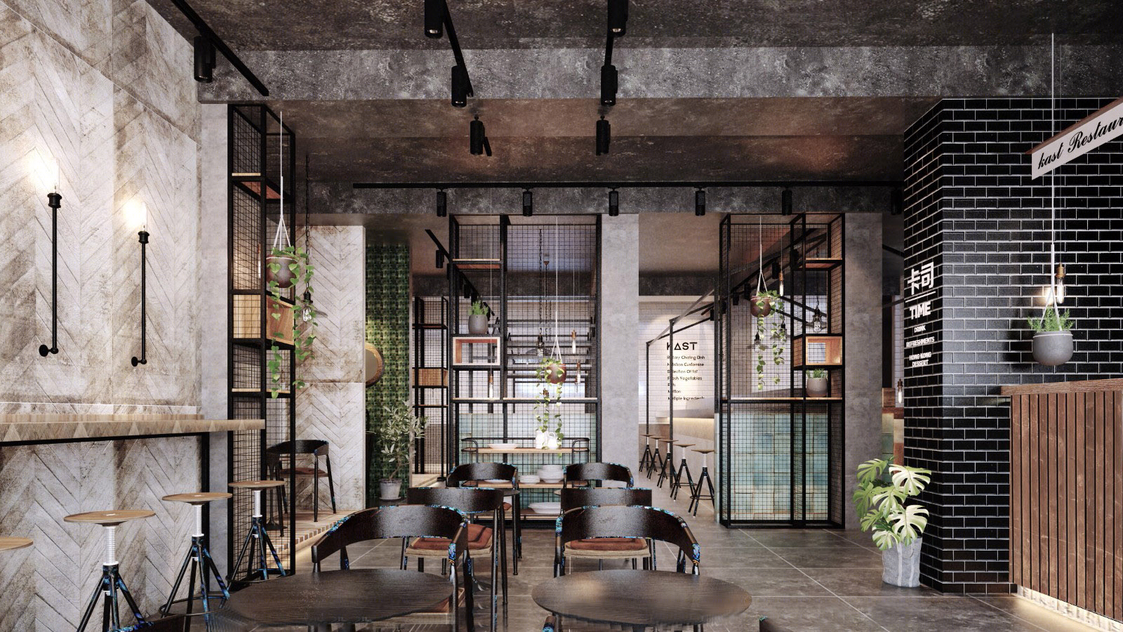 新兴卡司轻食餐饮空间-5