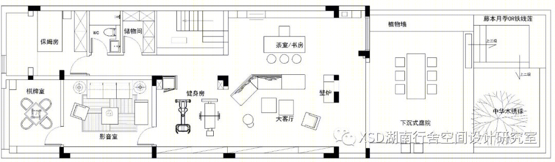 长沙堤亚纳湾联排别墅设计丨中国长沙丨湖南行舍空间设计研究室-13